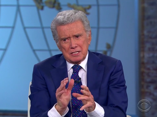 Regis Philbin and David Letterman are great pals