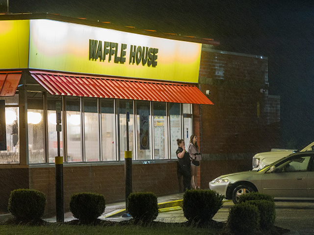 Going Out For Christmas Dinner These Restaurants Will Be Open Biloxi Ms October 7 2017 Waffle House Employees Take A Smoke Break At Their Restaurant Which Sits 75 Feet From The Beach As Eye Of Hurricane Nate