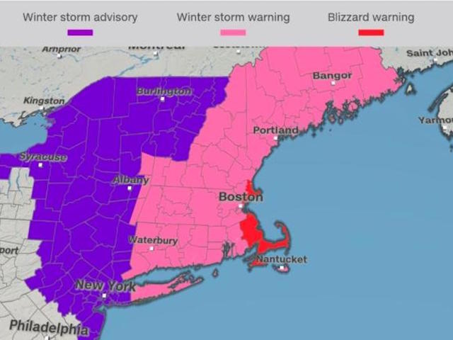 New England braces for third blizzard in less than two weeks
