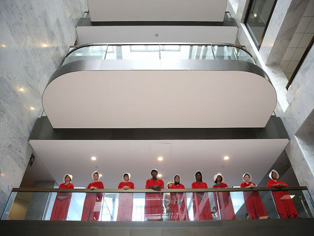 Photos: Protesters attend confirmation hearing for Supreme Court judge nominee Brett Kavanaugh